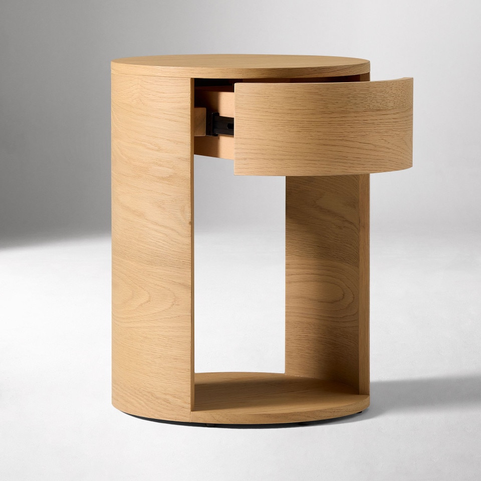 Claremont Round Bedside Table (38 cm)